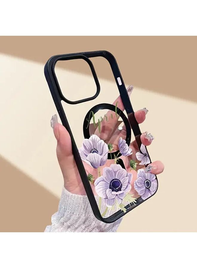 Grey Magnetic Wireless Charging Anti Drop Phone Case For IPhone 14 Pro Max - Image 5